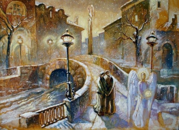 Сергей Феденко художник картины город белых ангелов