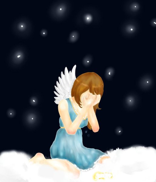 Ангелочек на облаке