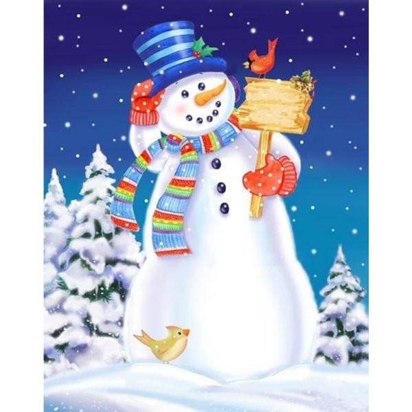 Рисунки плакат снеговика