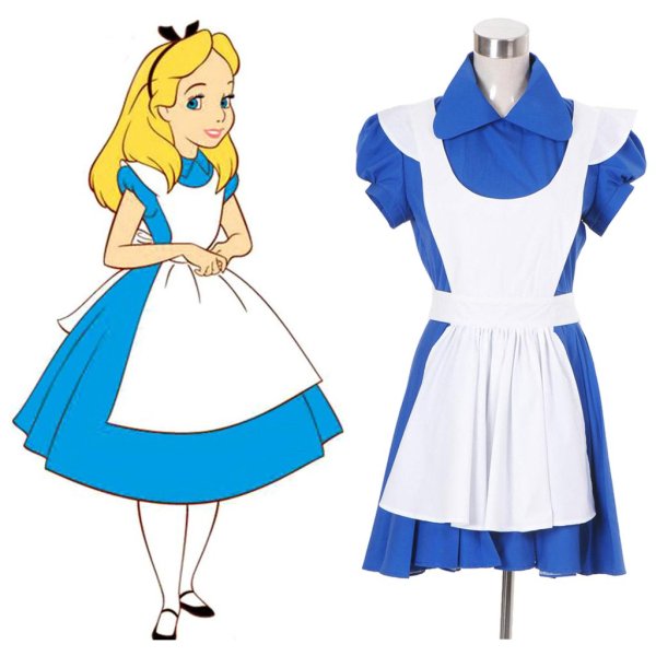 Эскиз костюма Алиса в стране чудес