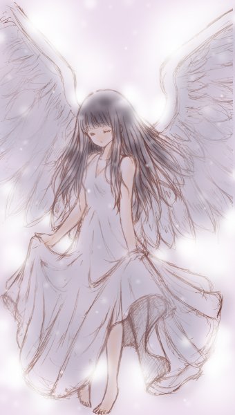 Грустный ангел аниме