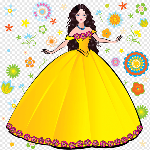 Платье принцессы мультяшное