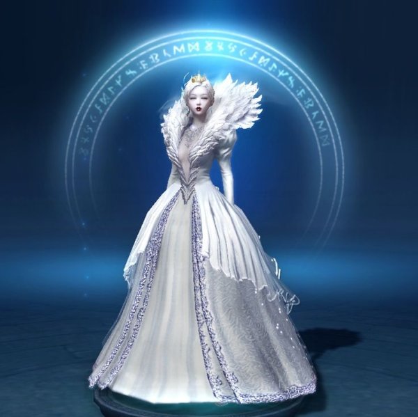 Платье снежной королевы