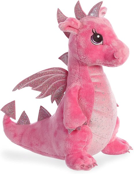 Мягкая игрушка Aurora дракончик розовый 16 см