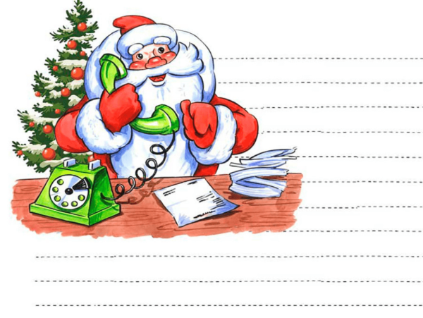 Почта Деда Мороза рисунок