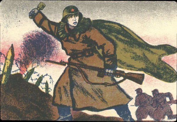 Храбрость советских солдат