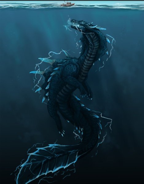 Морской дракон Левиафан