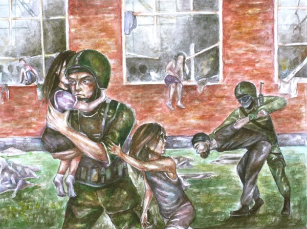Иллюстрации на тему войны