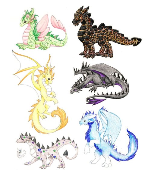 Рисунки популярные дракона