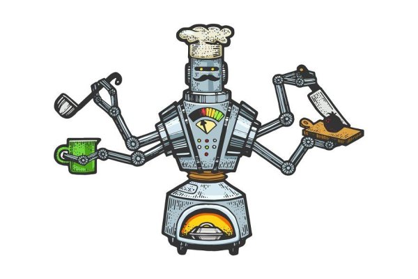 Робот повар рисунок