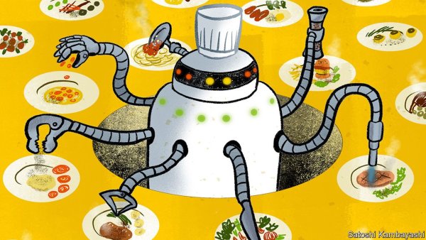 Рисунки повар робот