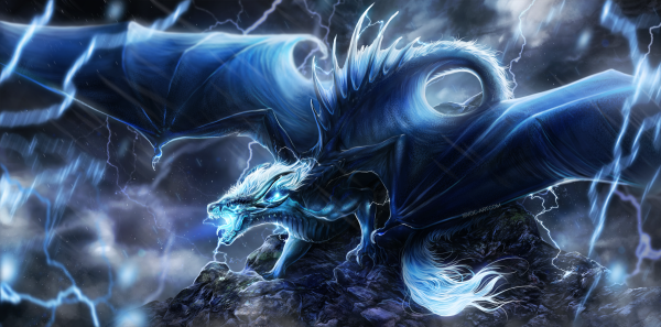 Штормовой дракон Вельдора арт