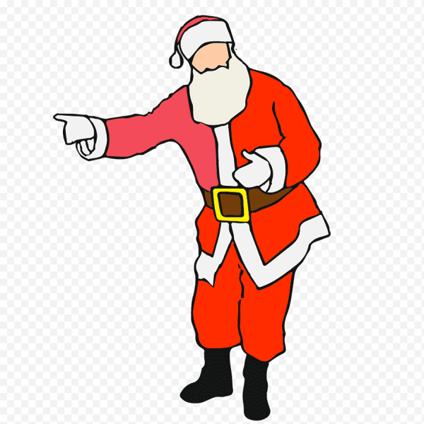 Мультяшка в костюме Деда Мороза