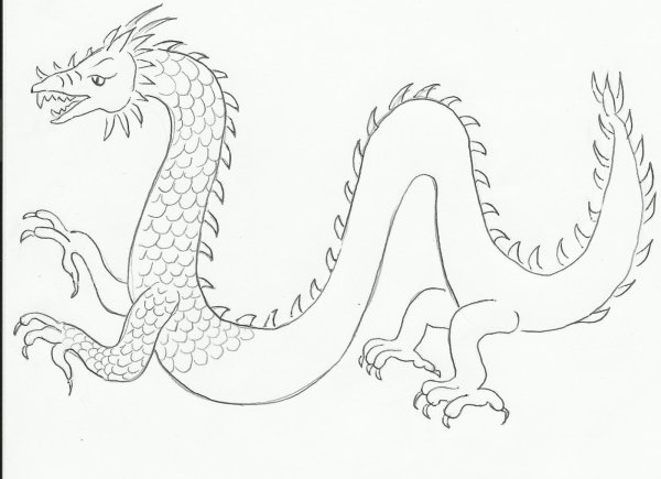 Рисунки праздник дракона