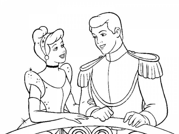 Рисунки принц и принцесса