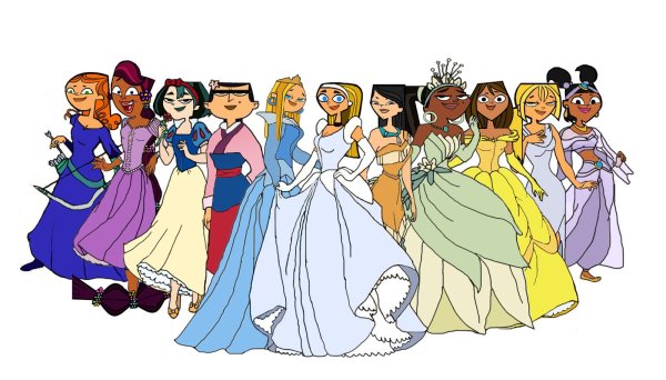 Герои мультфильмов принцессы