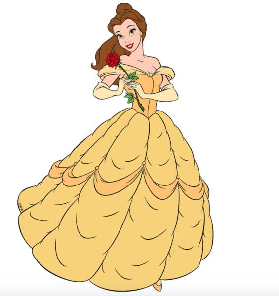 Бель принцесса Дисней рисунок