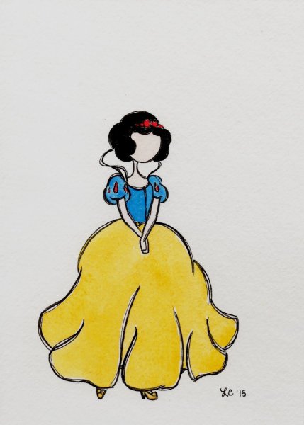 Рисунки Диснеевских принцесс