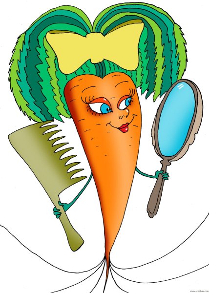 Девочка морковка