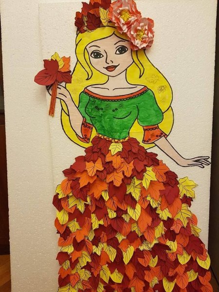 Рисунки принцесса осень