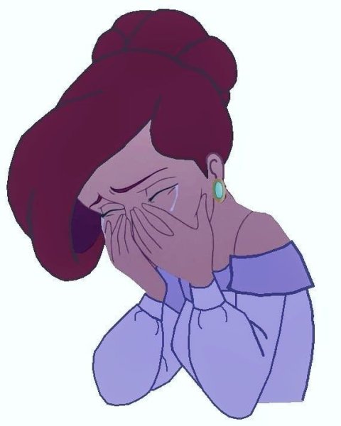 Плачущая принцесса Диснея