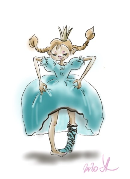 Смешная принцесса рисунок