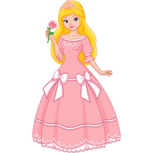 Платье принцессы рисунок