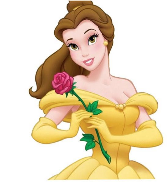 Принцесса Бель с розой