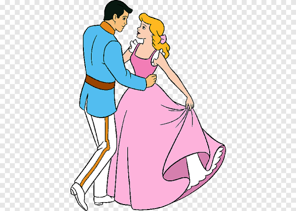 Принц и принцесса танцуют