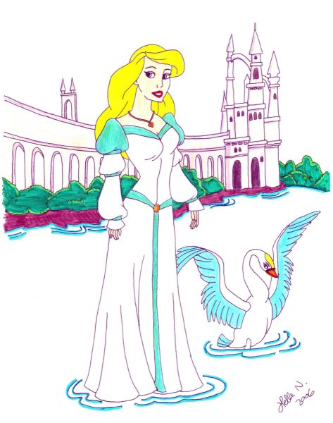 Принцесса лебедь Одетт