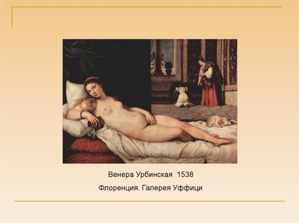 Картина Венера Урбинская Тициана