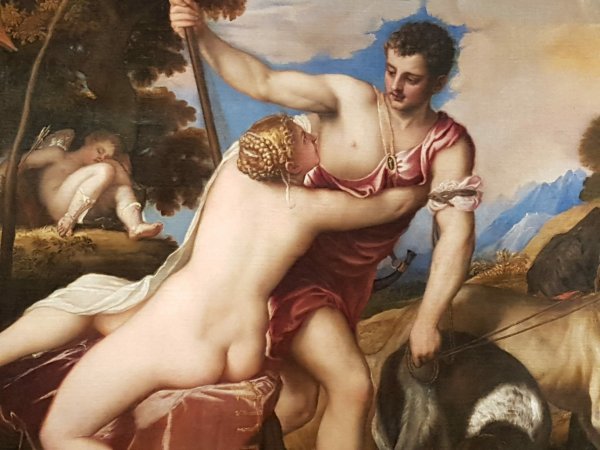 Тициан Вечеллио Венера и адонис