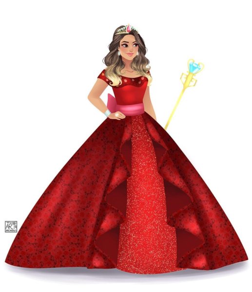 Disney платье принцессы Елены Авалора