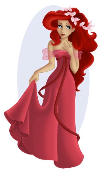 Ariel в Красном платье