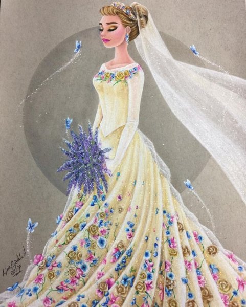 Свадебное платье принцессы