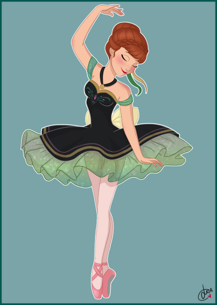 Рисунки принцессы балерины