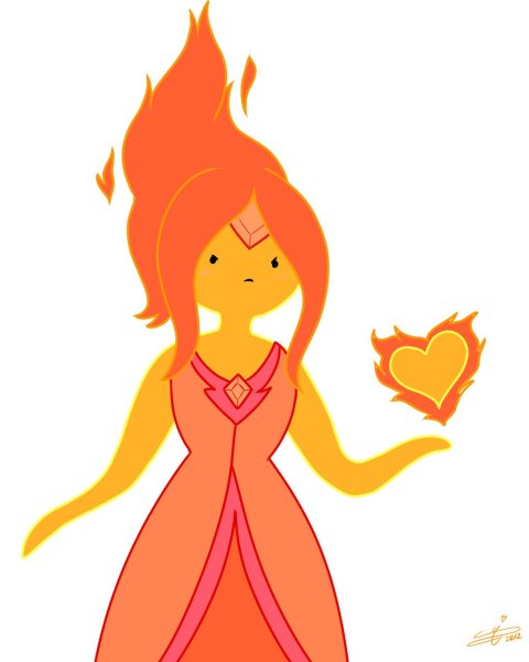 Рисунки принцессы огонь