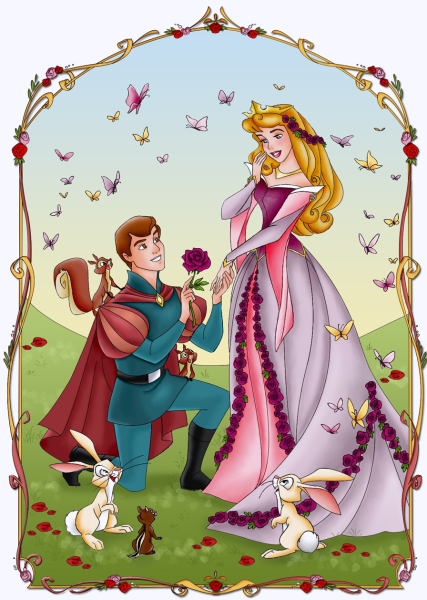 Принцесса Аврора и принц Филипп