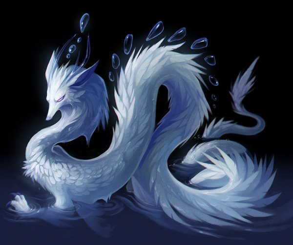 Китайский белый дракон Байлун