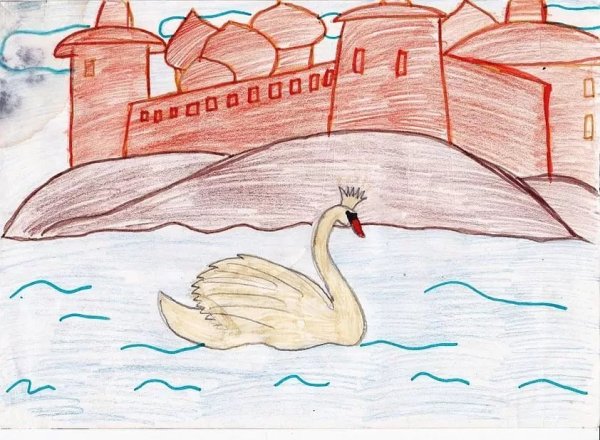 Иллюстрация к сказке о царе Салтане 3 класс