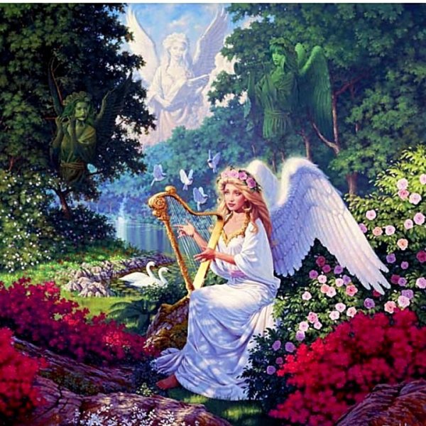 Ангелы в райском саду
