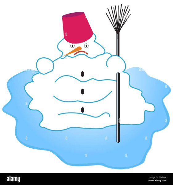 Тающий Снеговик для детей