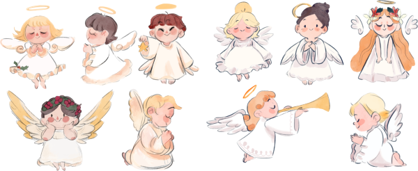 Милые ангелочки