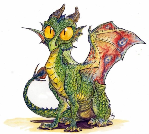 Иллюстрации драконов