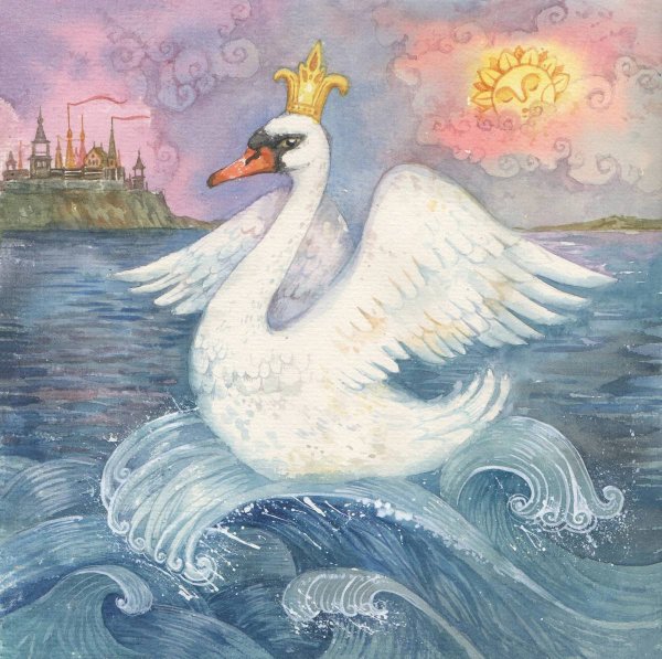 Царевна лебедь из сказки Пушкина