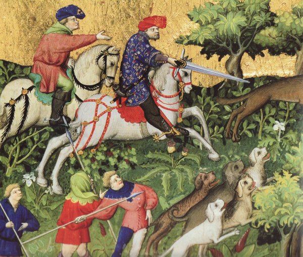 Рыцарская охота в средневековье