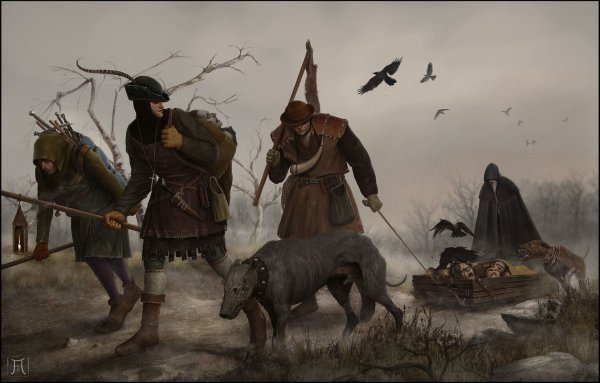 Охота в средневековье