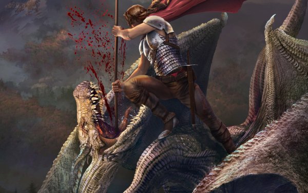 Рыцарь убивает дракона