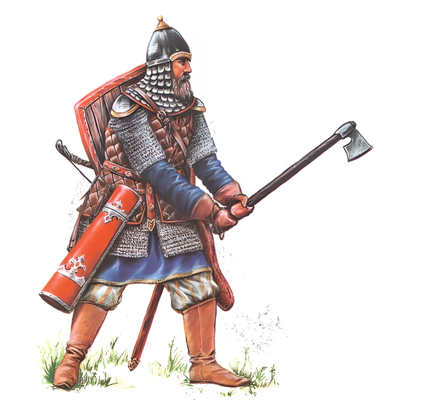 Русский воин 13 век
