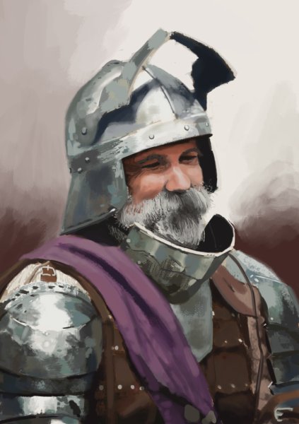 Рыцарь с бородой арт